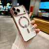 Luxury Magnetic Plating Case For iPhone