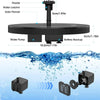 Solar Powered Floating Water Fountain