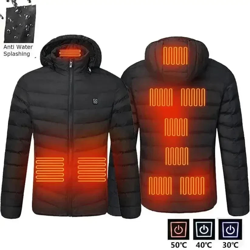 Full Zip Heated Casual Jacket
