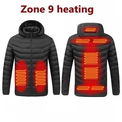 Full Zip Heated Casual Jacket