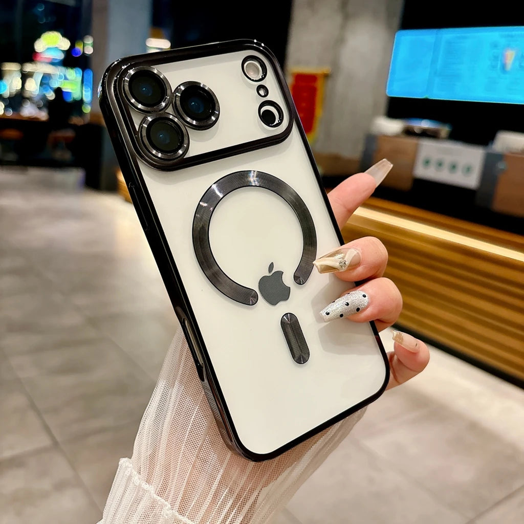 Luxury Magnetic Plating Case For iPhone