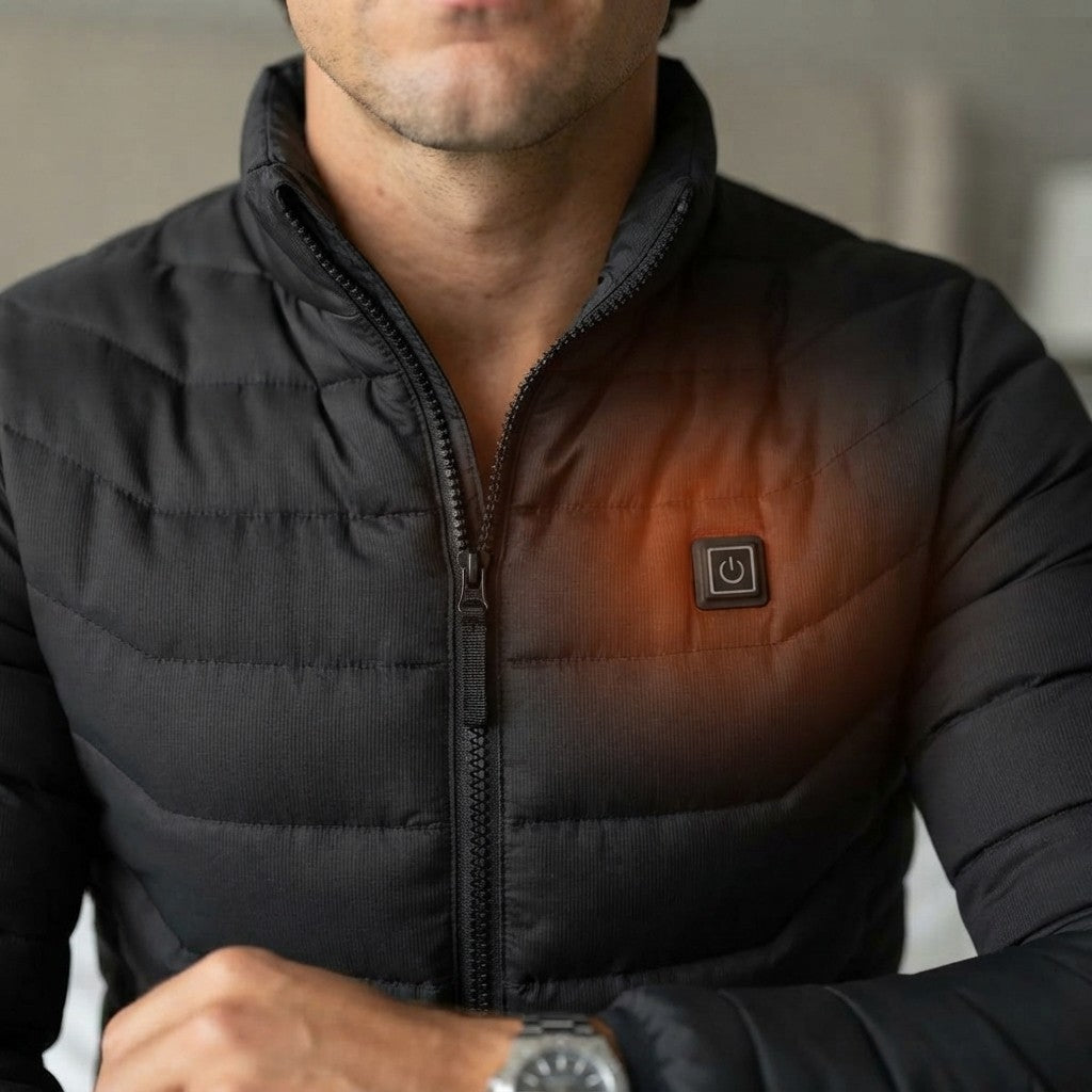 Full Zip Heated Casual Jacket